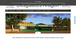 Desktop Screenshot of desguacesaragonmiranda.com