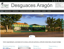 Tablet Screenshot of desguacesaragonmiranda.com
